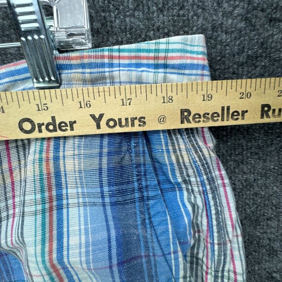 Tommy Bahama Shorts Lot of 2 Sz 38 Linen‎ Blend Golf Plaid Preppy Casual 10" - Picture 5 of 16
